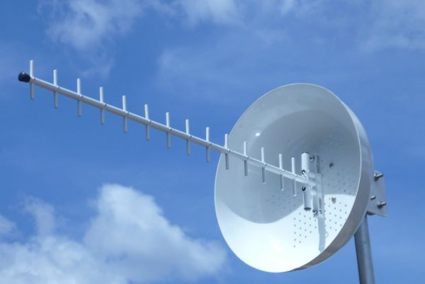 ANTENA CUBICA PARA TELEFONIA RURAL 1800/2100MHZ 24DBI